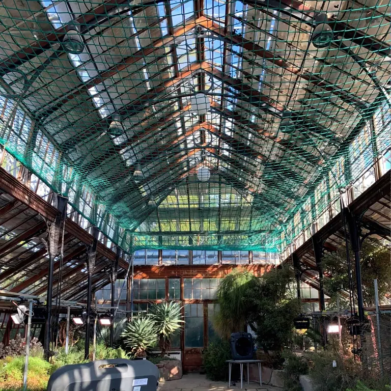 Botanical Gardens scaffolding project, photo 1 of 3