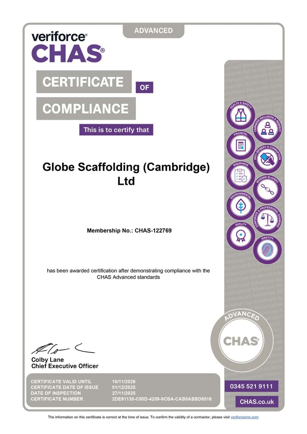 CHAS Advanced