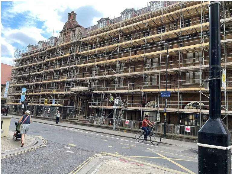 Downing College scaffolding project, photo 3 of 3